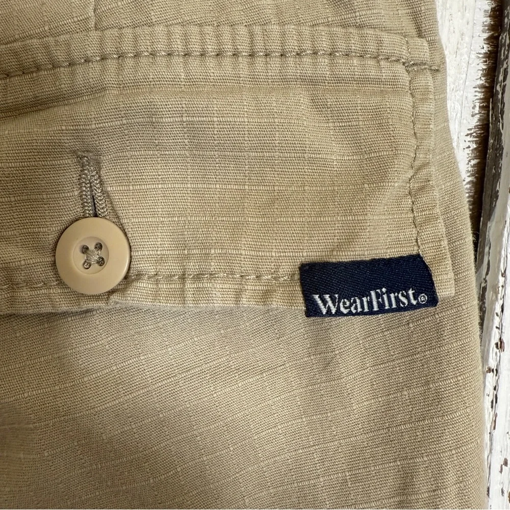 WearFirst Free Band‎ Cargo Shorts Men's Size 30 Khaki Tan Stretch Pockets Casual - Picture 7 of 9